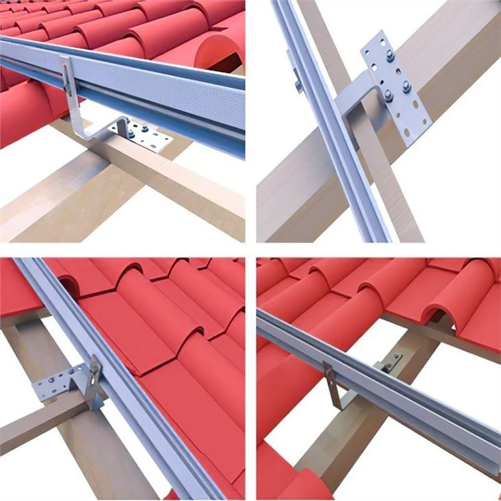 wholesale mounting solar panels flat tile roof